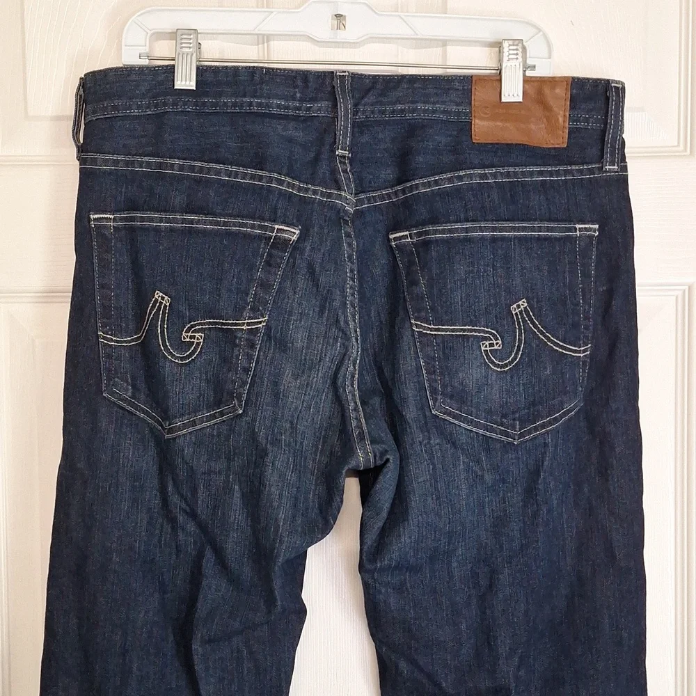 AG Adriano Goldschmied The Protege Straight Leg 33x34 Men's Blue Jeans - Picture 8 of 9